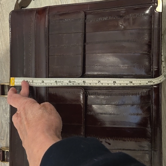 Vintage Eel Briefcase & Marching Purse Set! - Picture 6 of 8